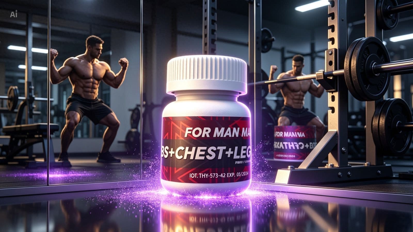 ABS + CHEST+ LEGS MAX VOLUME FOR MEN