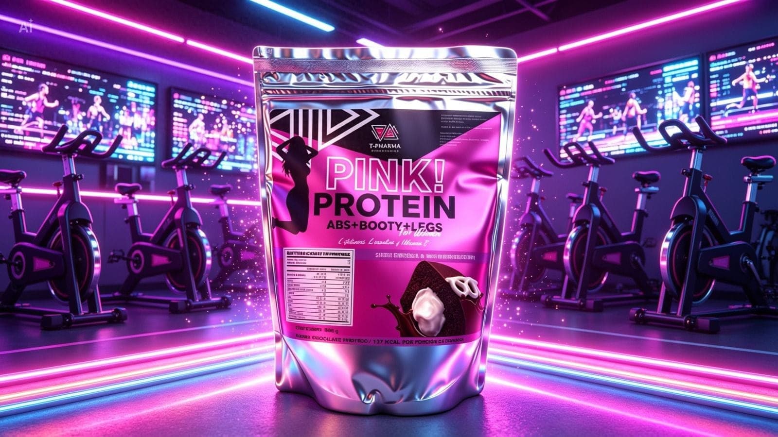 PINK PROTEIN PARA MUJERES (ABS+BOOTY+LEGS)